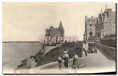 Cartes postales Dinard Vue Prise au Rond Point de la Malouine