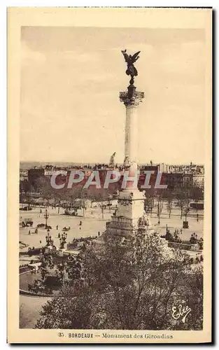 Cartes postales Bordeaux Monument des Girondins