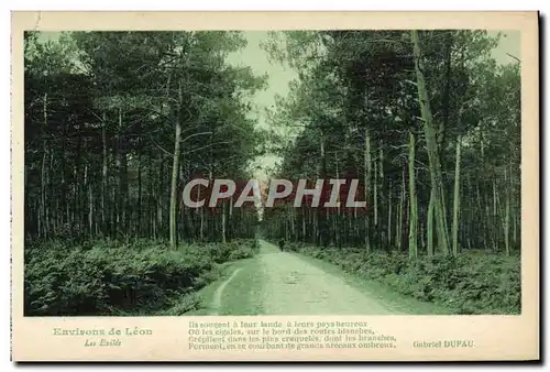 Cartes postales Environs de Leon Les exiles