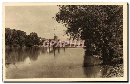 Cartes postales Avignon Le Rhone et la Tour Philippe le Bel