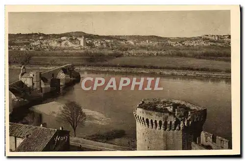 Cartes postales Avignon Vue panoramique sur Villeneuve les Avignon