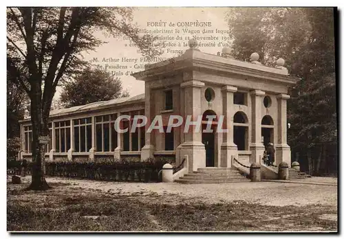 Ansichtskarte AK Foret de Compiegne Edifice abritant le wagon