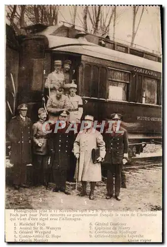 Cartes postales Foret de Compiegne Armistice