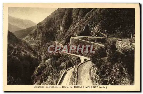 Cartes postales Excursion Intervallee Route de Turini a Moulinet