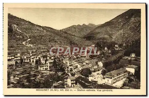 Cartes postales Moulinet Station estivale Vue Generale