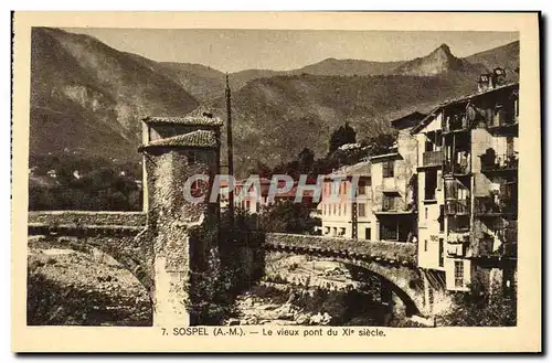 Cartes postales Sospel Le Vieux Pont