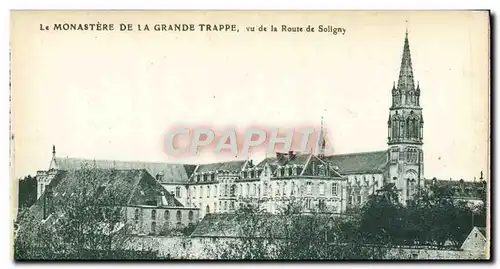 Ansichtskarte AK Monastere De La Grande Trappe vue de la route de Soligny