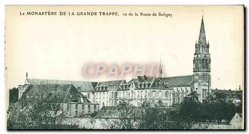 Cartes postales Monastere De La Grande Trappe vue de la route de Soligny