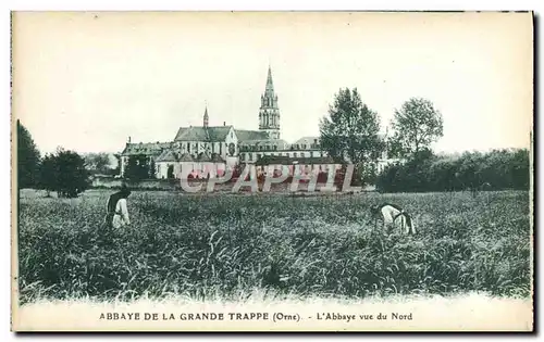 Cartes postales Abbaye De La Grande Trappe L'abbaye vue du Nord