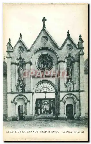 Cartes postales Abbaye De La Grande Trappe Le Portail principal