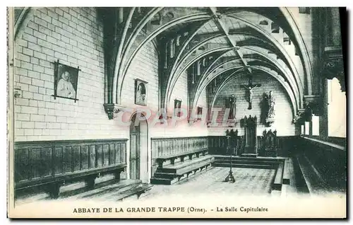 Ansichtskarte AK Abbaye De La Grande La salle capitulaire