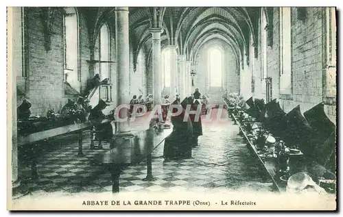Cartes postales Abbaye De La Grande Trappe Le refectoire