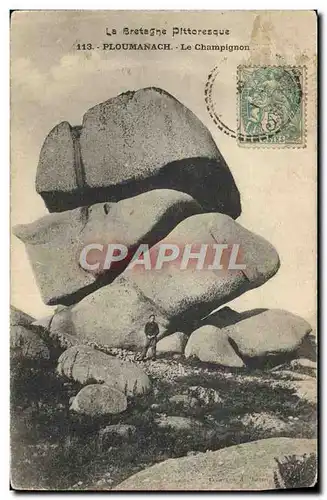 Cartes postales Ploumanach Le Champignon