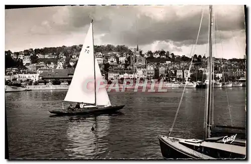 Cartes postales moderne Deauville Le port des yachts