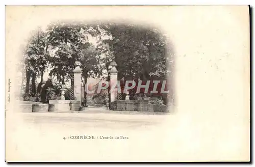 Cartes postales Compiegne L'Entree du Parc