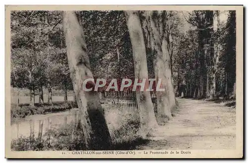 Cartes postales Chatillon sur Seine La Promenade de la Douix