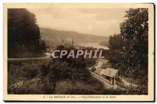 Cartes postales La Bouille Vue D&#39Ensembie et la Seine