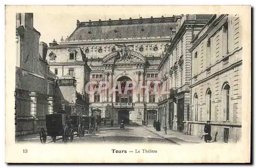 Cartes postales Tours Le Theatre