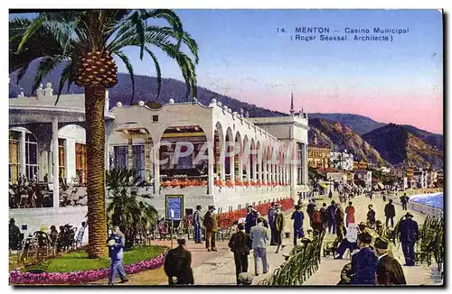 Cartes postales Menton Casino Municipal