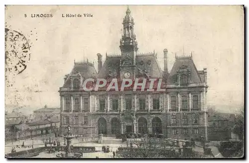 Cartes postales Limoges L&#39Hotel de Ville