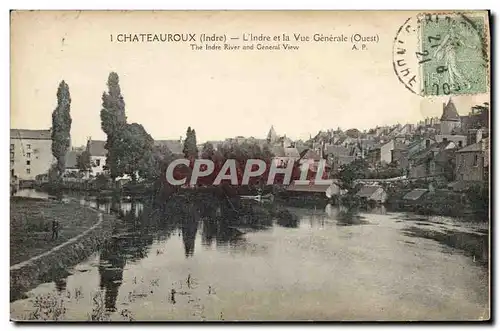 Cartes postales Chateauroux L&#39Indre et la Vue Generale