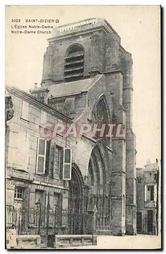 Cartes postales Saint Dizier L'Eglise Notre Dame