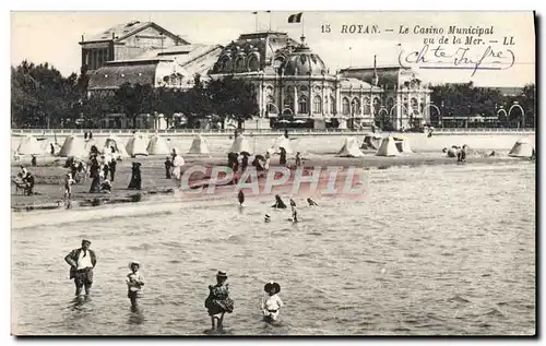 Ansichtskarte AK Royan Le Casino Municipal vu de la mer