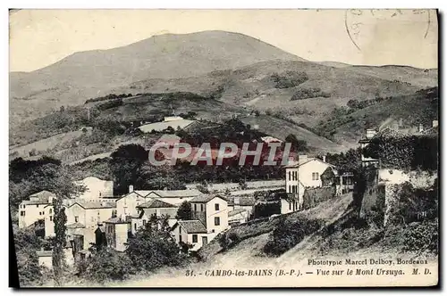 Cartes postales Cambo les Bains Vue Sur le Mont Ursuya