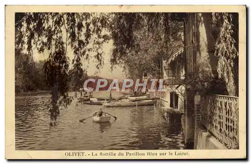 Cartes postales Olivet La Flottille du Pavillon Bleu Sur le Loiret