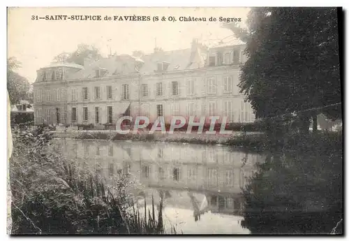 Cartes postales Saint Sulpice de Favieres Chateau de Segrez