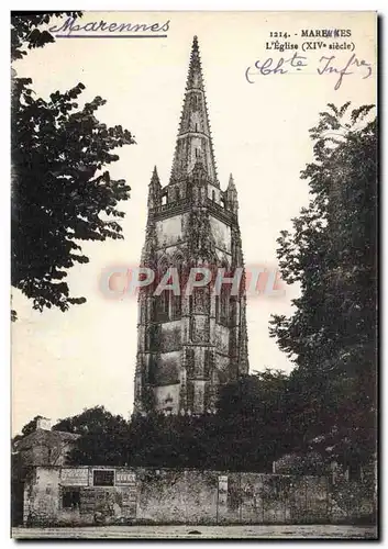 Cartes postales Marennes L'Eglise
