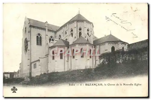 Cartes postales Buzancais le Chevet de la Nouvelle Eglise