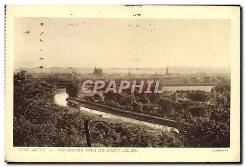 Cartes postales Metz Panorama Pris De Saint Julien