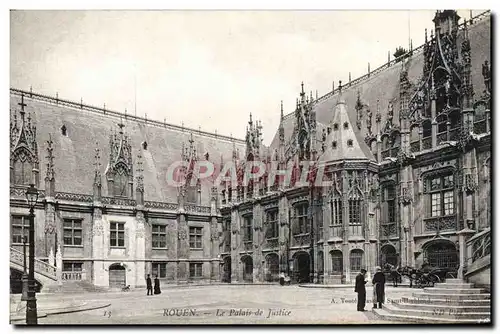 Cartes postales Rouen Le Palais de Justice