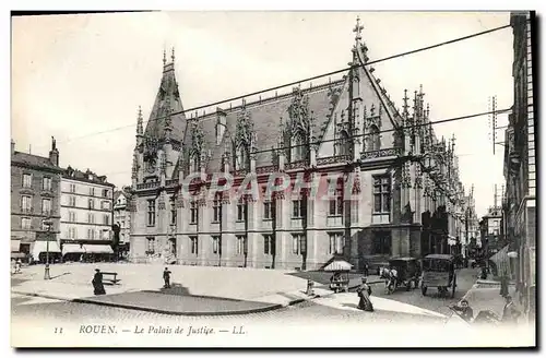 Cartes postales Rouen Le Palais de Justice