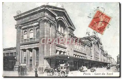 Cartes postales Paris Gare Du Nord