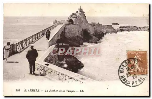 Cartes postales Biarritz Le Rocher de la Vierge