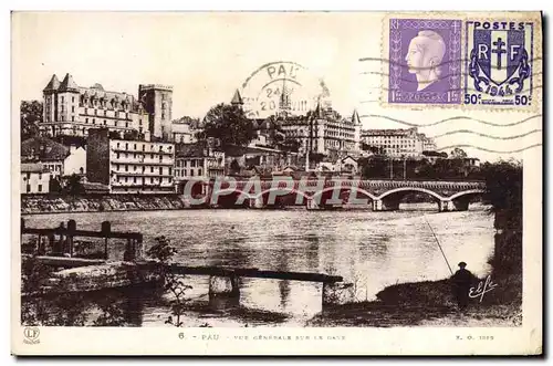 Cartes postales Pau Vue Generale Sur Le Gave