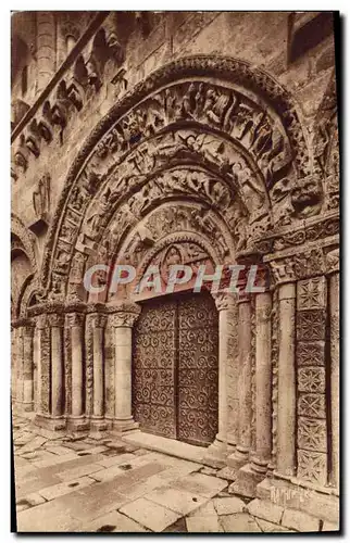 Cartes postales Civray Splendide Portail de L'Eglise Romane St Nicolas