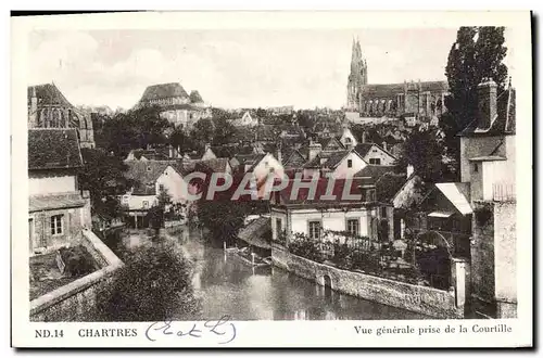 Ansichtskarte AK Chartres Vue Generale Vue generale prise de la Courtille