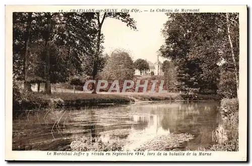 Cartes postales Chatillon sur Seine Le chateau de Marmont