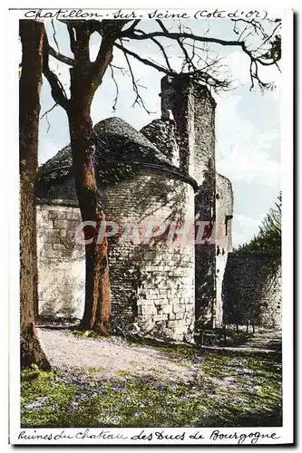 Cartes postales Chatillon Sur Seine Ruines du chateau des Ducs de Bourgogne