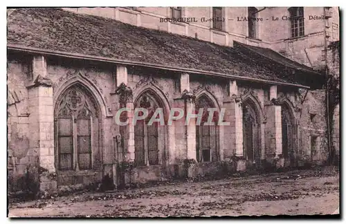 Cartes postales Bourgueil L&#39abbaye le cloitre Details