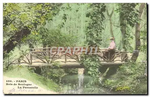 Ansichtskarte AK Paris Bois de Boulogne La Passerelle