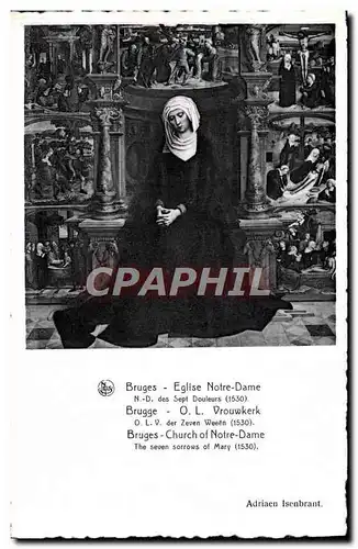 Cartes postales Bruges Eglise Notre Dame des Sept Douleurs