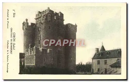 Cartes postales Ciron Chateau De Romefort