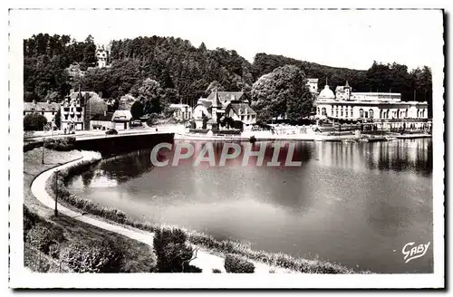 Cartes postales Bagnoles de L&#39Orne Casino du Lac et Route de Tesse