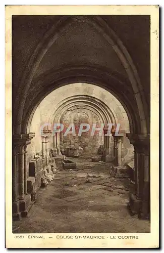 Cartes postales Epinal Eglise St Maurice Le Cloitre