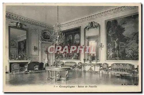 Ansichtskarte AK Compiegne Salon de Famille