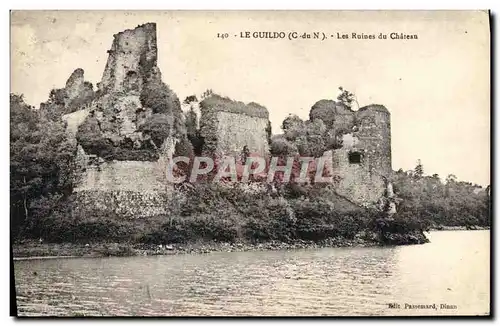 Ansichtskarte AK Le Guildo Les Ruines du Chateau